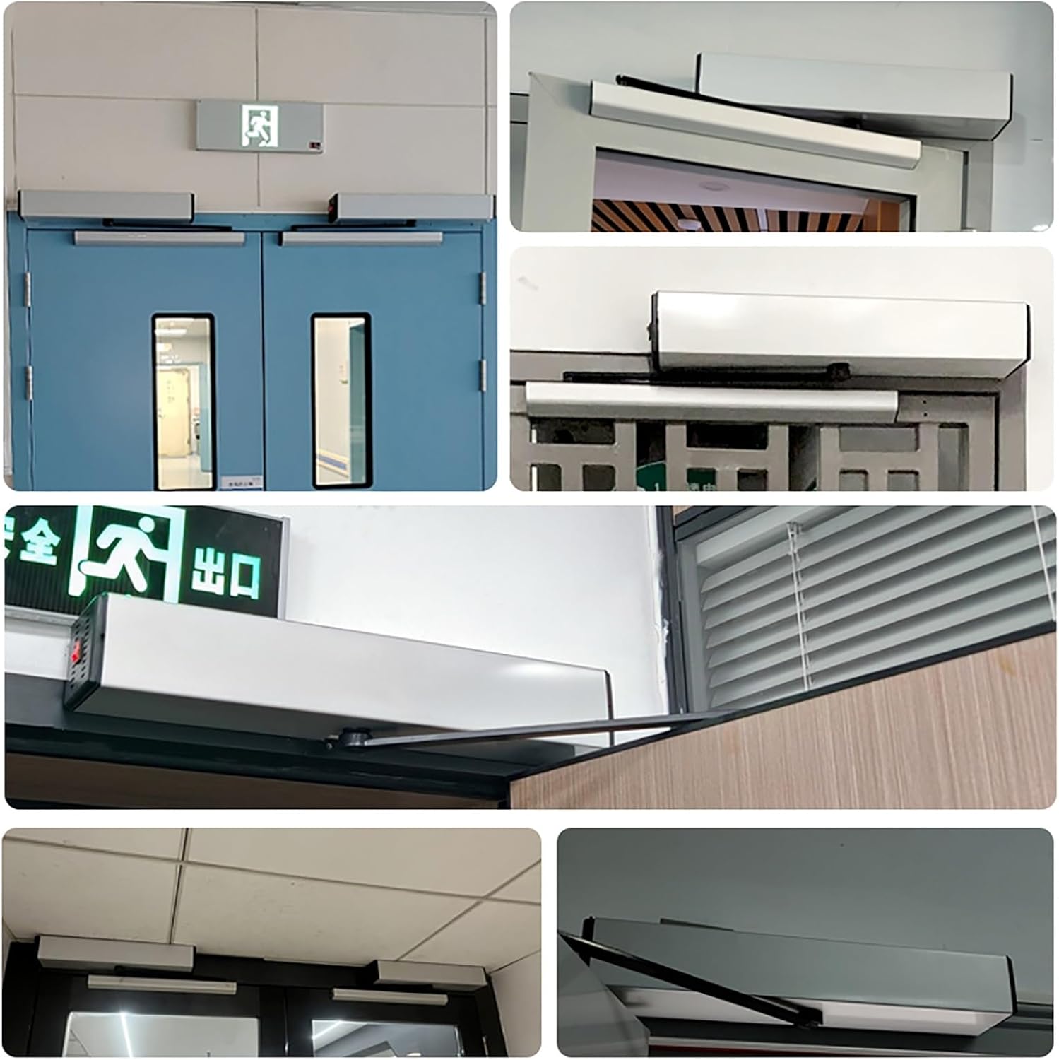 Automatic Door Closer Commercial, Electric Gate Closer Heavy Duty, Remote Door Damper Soft Close