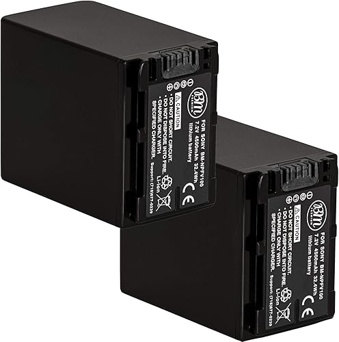 Bm Premium2-Pack de baterĂas NP-FV100para Sony FDR-AX53hdr-cx455B hdr-cx675B HDR-PJ260V HDR-PJ380HDR-PJ430V HDR-PJ580V HDR-PJ650V HDR-PJ670B Bm Premium2-Pack de baterĂas NP-FV100para Sony FDR-AX53hdr-cx455B hdr-cx675B HDR-PJ260V HDR-PJ380HDR-PJ430V HDR-PJ580V HDR-PJ650V HDR-PJ670B