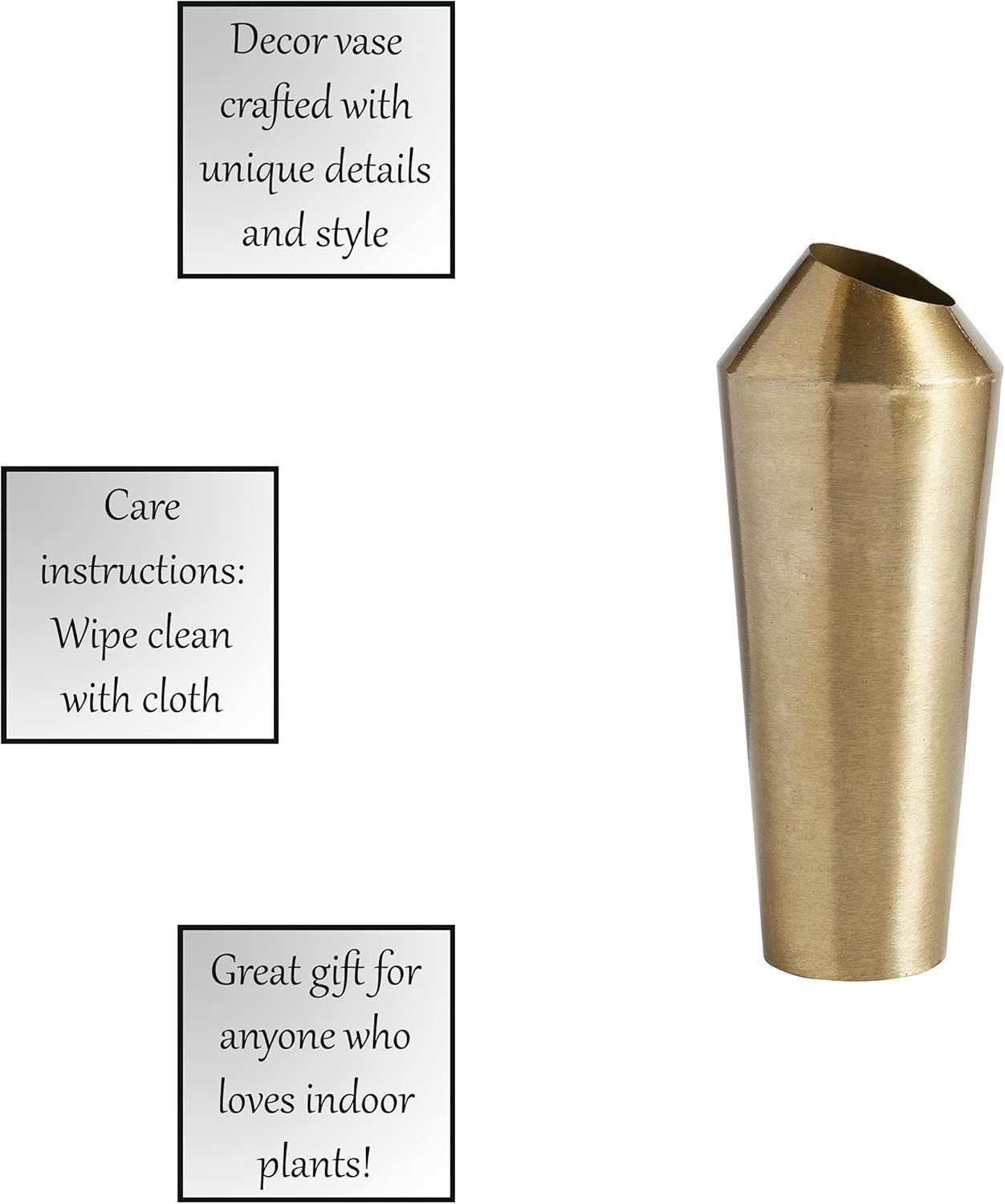 47th & Main Vintage Vase, Small, Blue