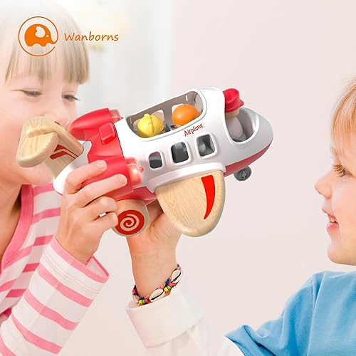 Miniatura 6 de Avión de juguete para niños, juguetes de hidroavión con sonido y luz, juguetes de hidroavión para introducir conocimiento aeronáutico, regalo de