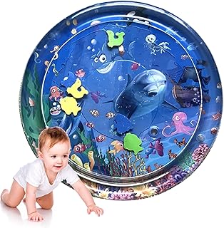 Tapete de brincar aquático - Almofadas de água infláveis Almofadas de rastejamento para crianças | Brinquedos de atividades e desenvolvimento precoce para crianças esteira de rastejamento de Mcbean