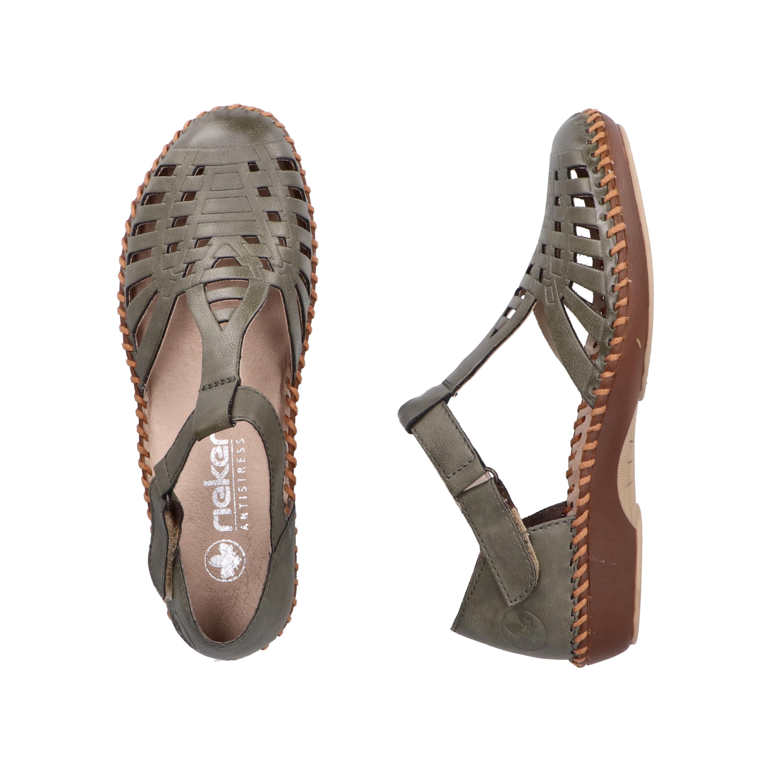 Rieker M1688 Sandales Bride cheville Femme