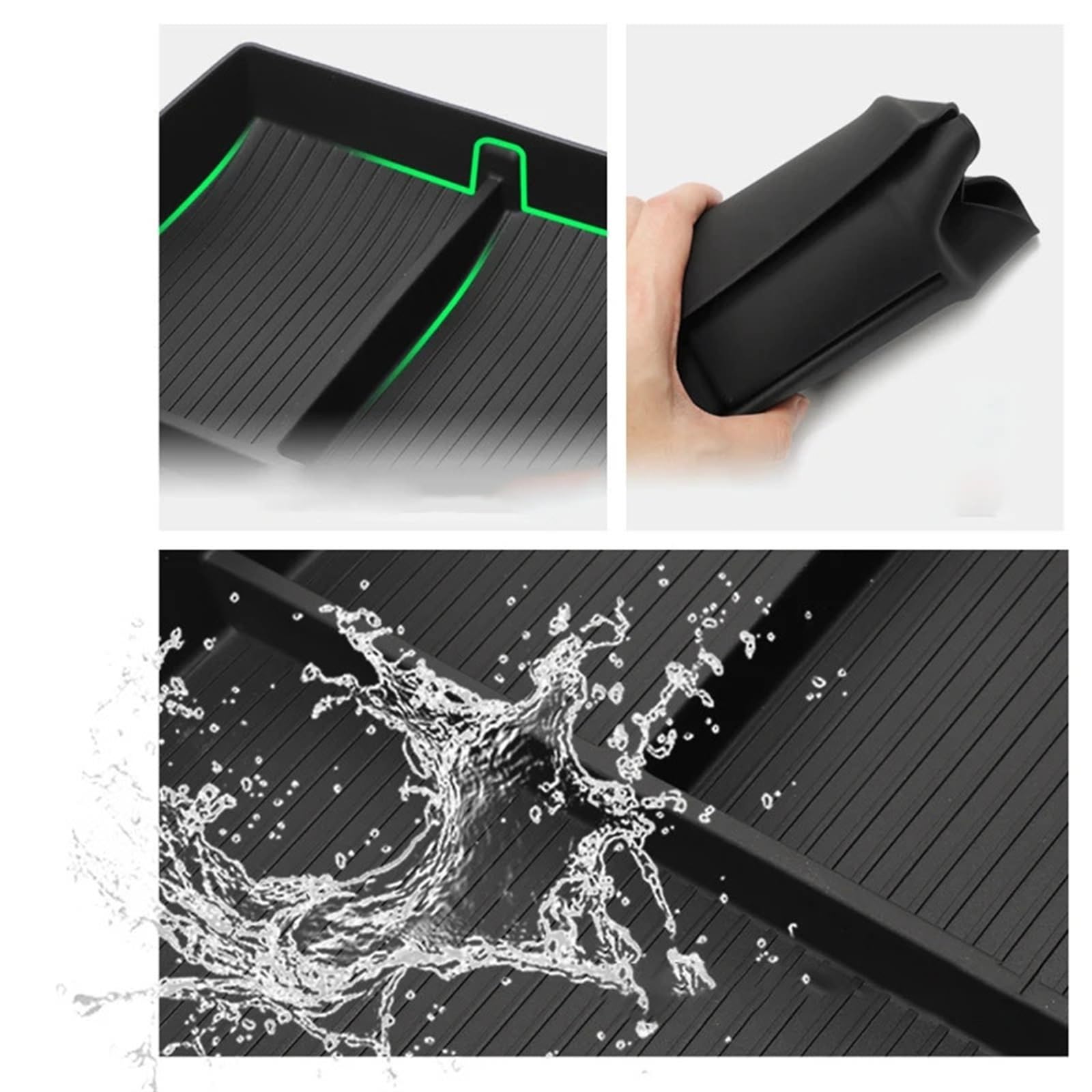 Konsola samochodowa, dolny pojemnik do przechowywania, organizer, organizer, pasuje do Lexusa RZ 2023, akcesoria do wnętrza samochodu