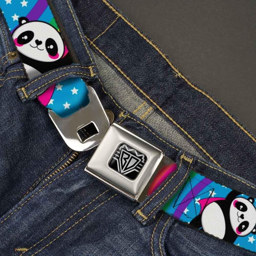 Buckle Down Seatbelt Belt - Adjustable Kids Belt With Panda Design, Handcrafted In USA