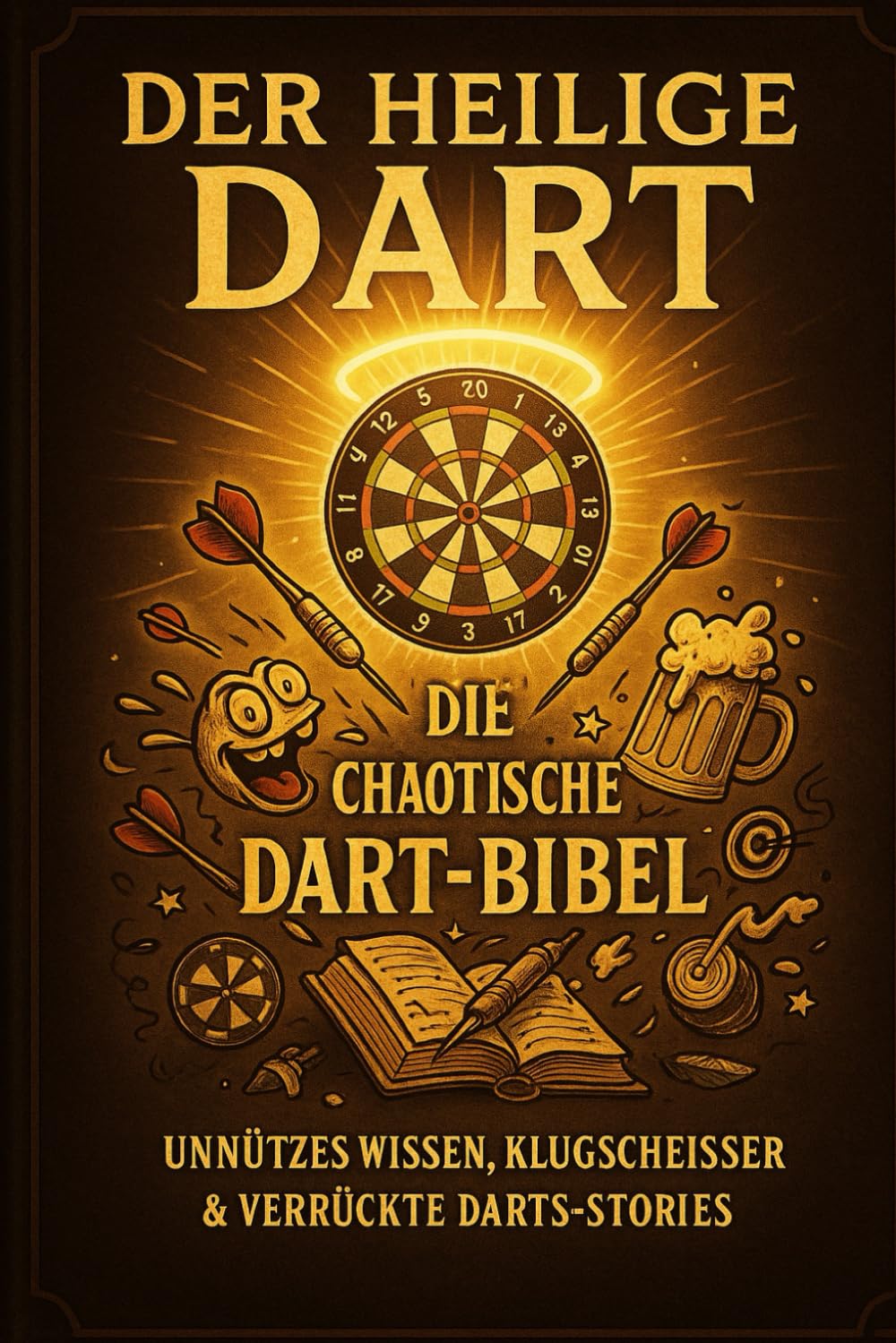 DER HEILIGE DART: DIE CHAOTISCHE DART-BIBEL-UNNÜTZES WISSEN,KLUGSCHEISSER & VERRÜCKTE DARTS-STORIES