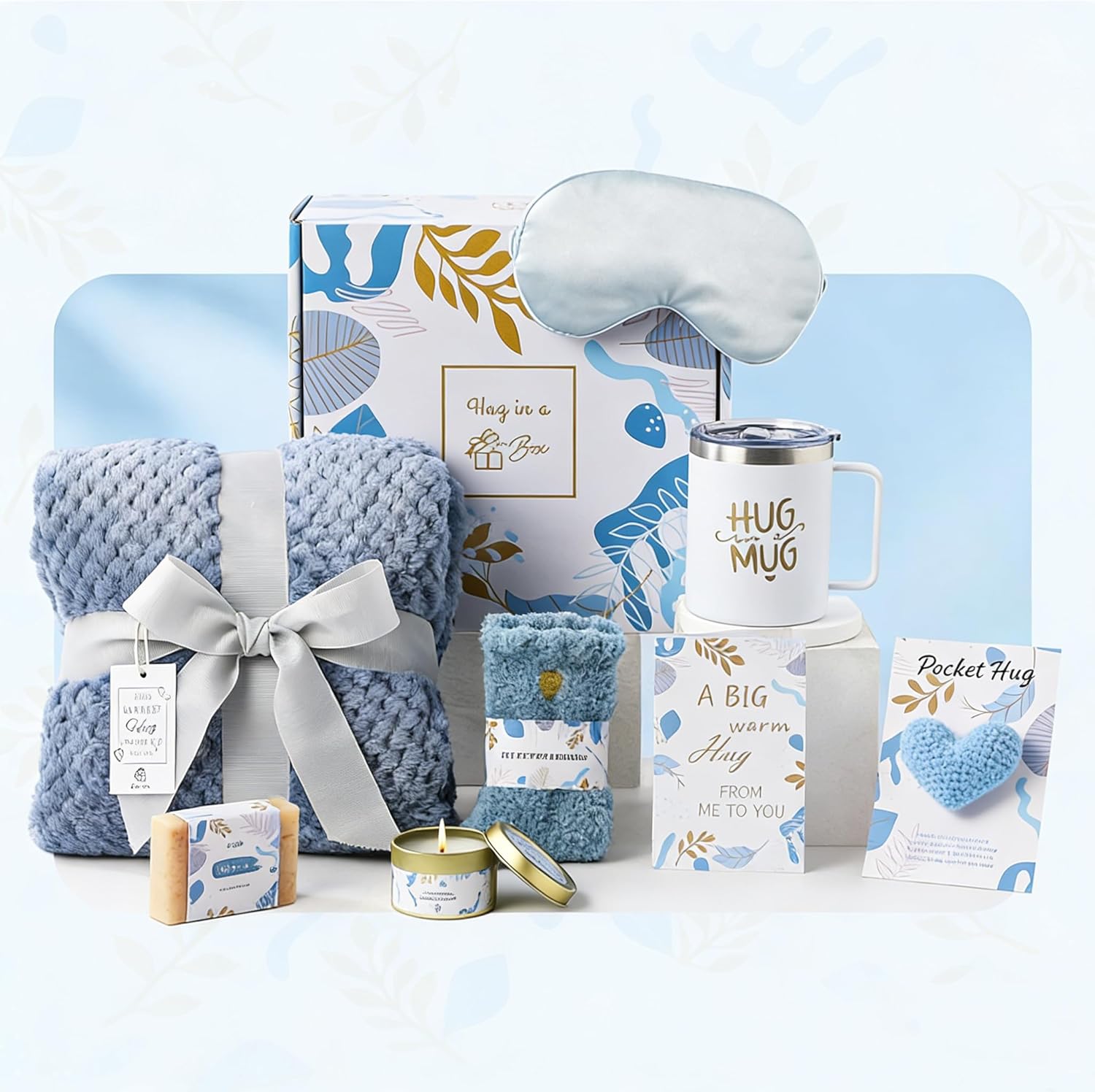 Get Well Gifts for Women Cancer Care Package Gift Baskets after Surgery Recovery Get Well Soon Gifts Box for Women Self Care Gifts Thinking of You Feel Better Set for Sick Friends Wellness Comfort Box