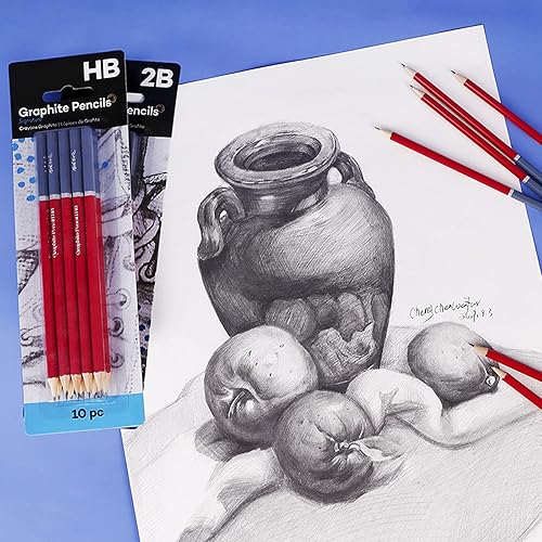 Miniatura 4 de 10 lápices de madera  negro suave carbón lápiz 2B para dibujar, escribir, sombrear, colorear, regalo para artista, aficionado, principiante (10