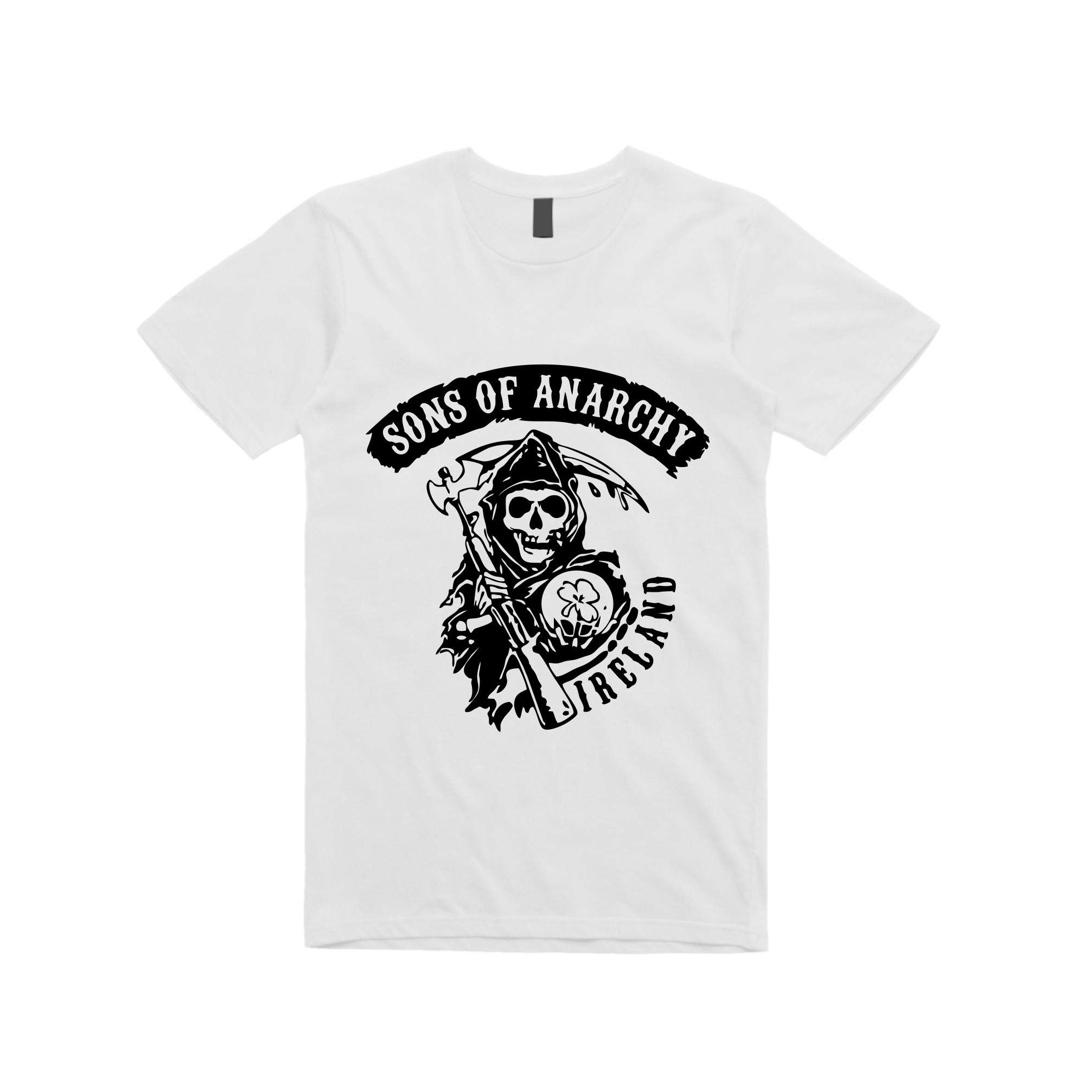 FMstyles Sons of Anarchy Ireland White Unisex Tshirt FMS371