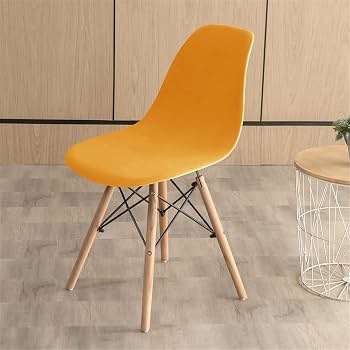 FANSU Lot De 4 Housse De Chaise Velours Luxe Bleu Élégant - Extensible Scandinave Pour Salle à Manger Et Cuisine