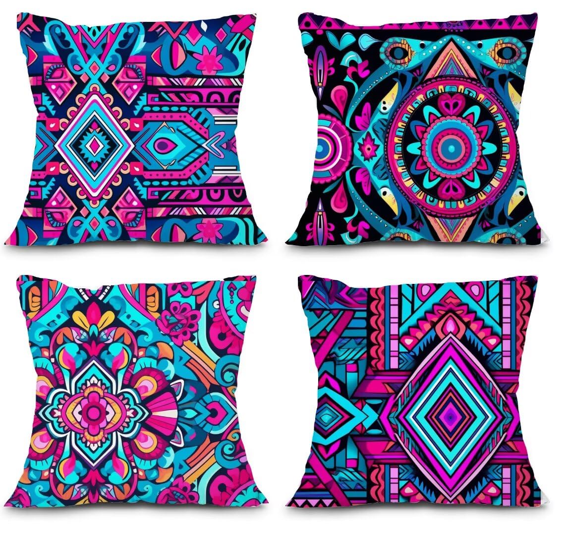 Housse de coussin exterieur impermeable lot de 4 pour protéger et rafraîchir vos sièges