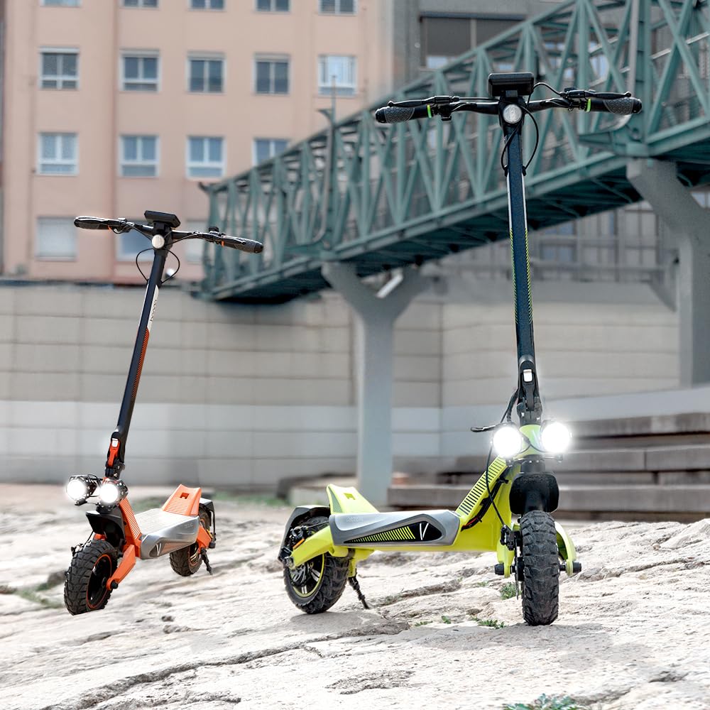 Cecotec Bongo V55 Monopattino Elettrico 2x2 Connected, Doppio Motore 900W (1800W) Doppia Sospensione, App, Autonomia fino a 55 km, Doppio Disco Freno, e-ABS, Doppia sospensione, Lampeggiante, Doppio