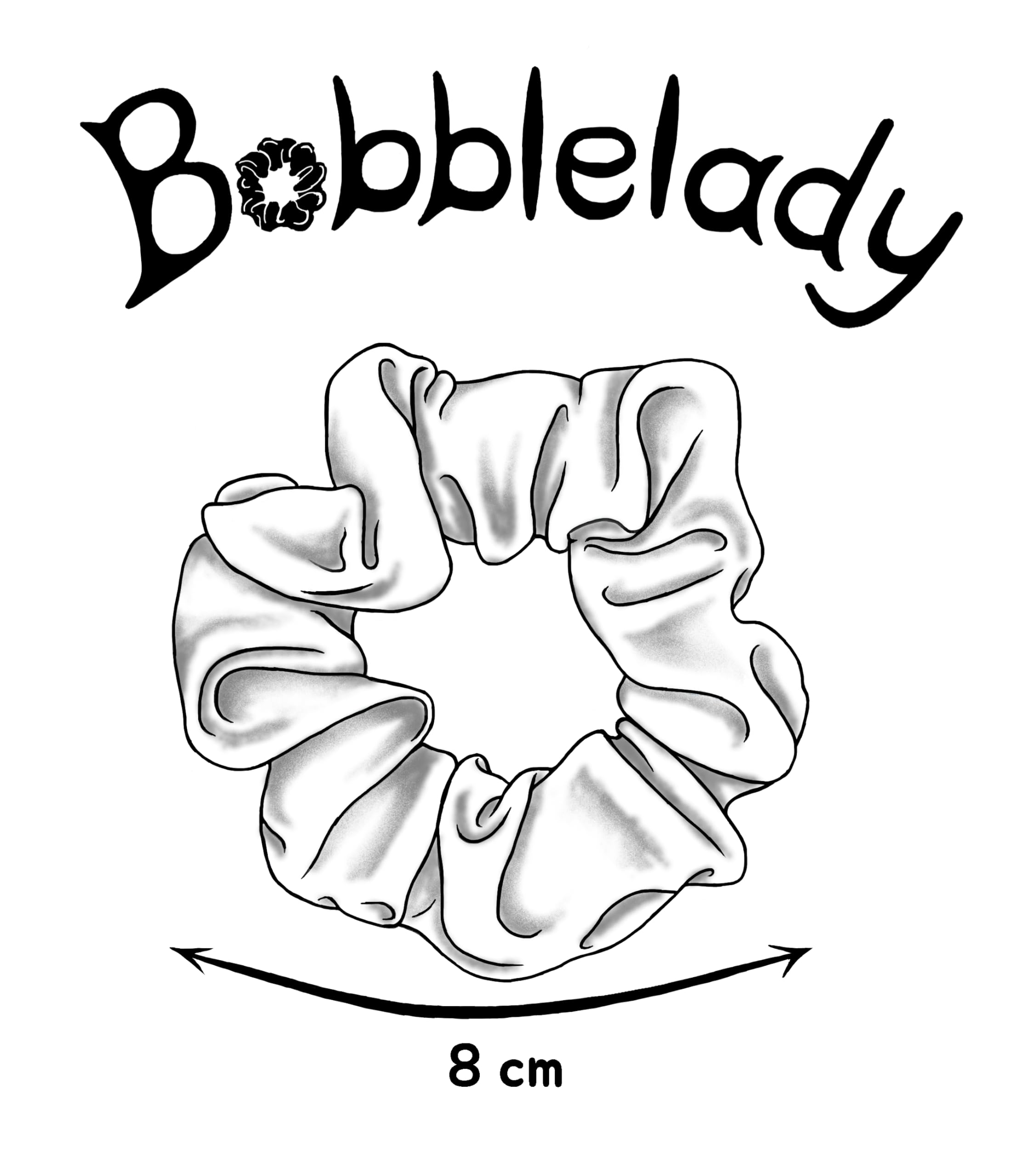 Bobblelady 6 pcs Gingham Scrunchies Small Sized - Image 4