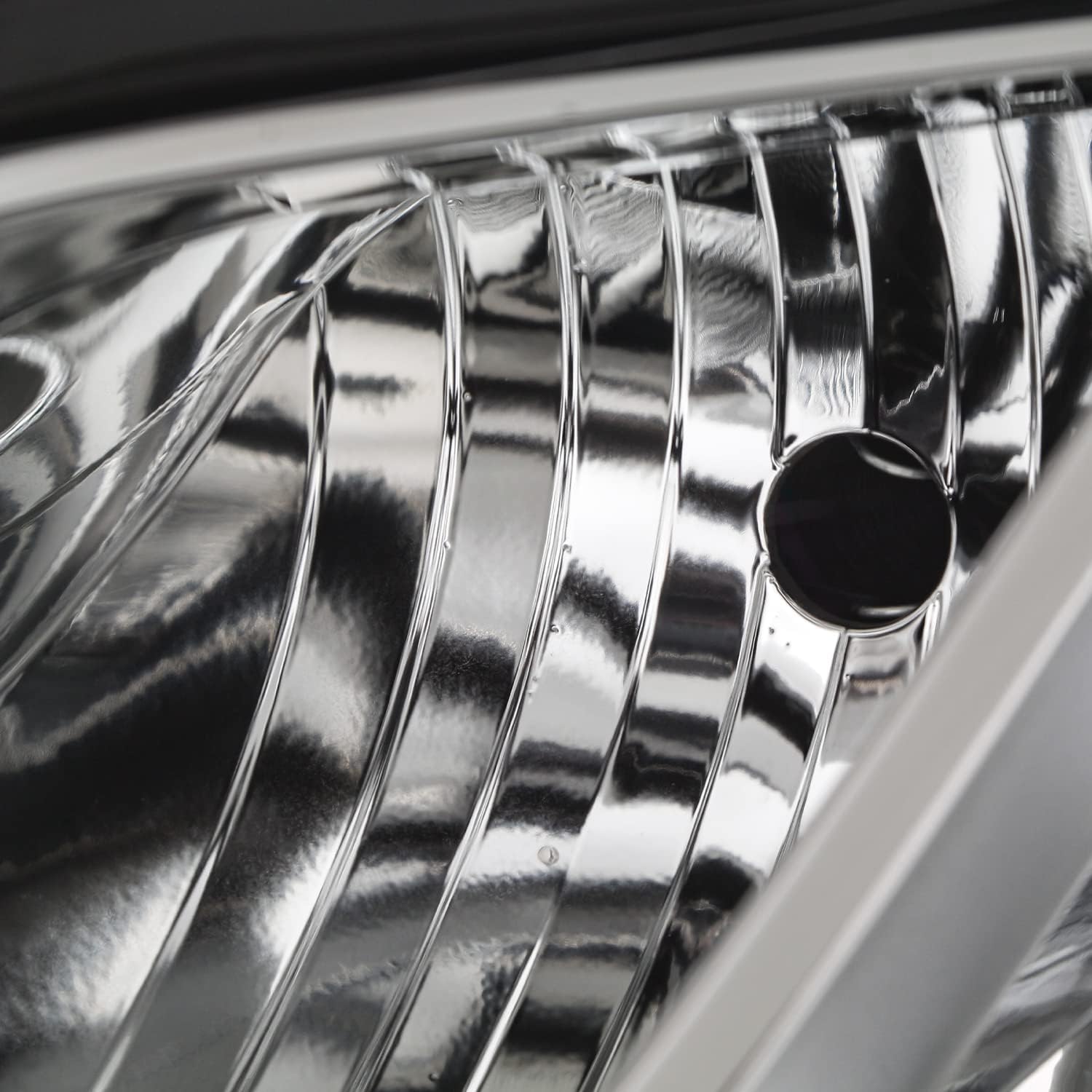 AKKON - Fits 2013 2014 2015 2016 2017 Chevy Traverse [Halogen Type] Chrome Headlight Headlamp Driver Left Side Replacement