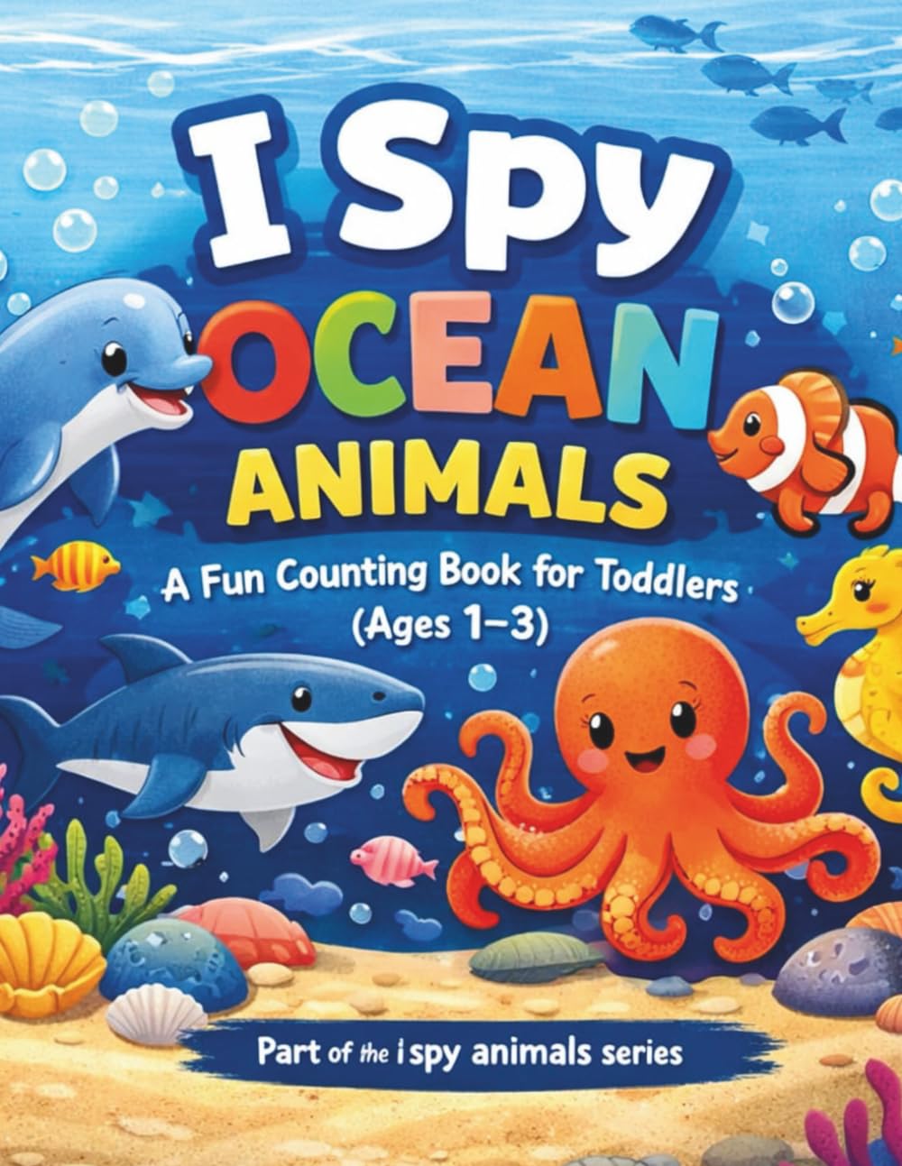 I Spy Ocean Animals for Toddlers: A Fun Counting Book for Kids Ages 1–3 | Early Learning, Numbers 1–5 & Sea Animals (My First I Spy Adventures Ages 1–3)