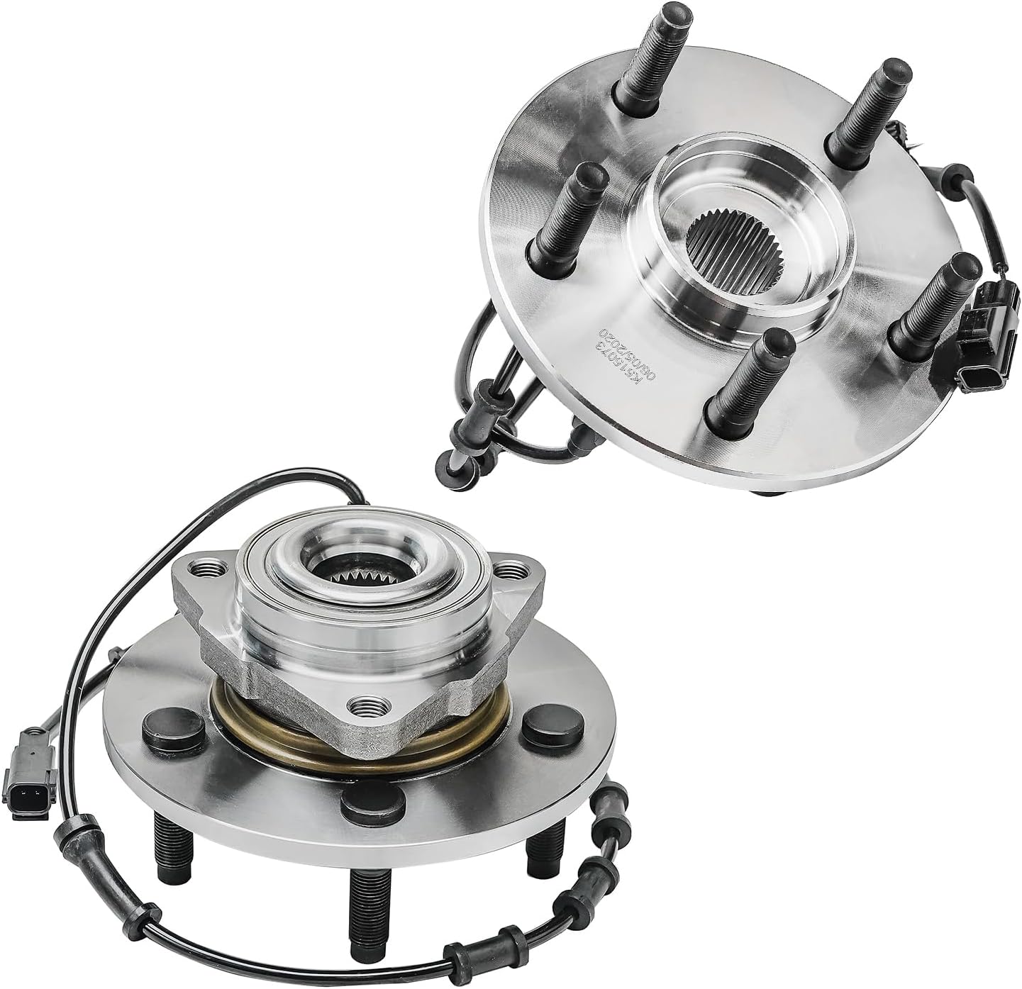 Detroit Axle - 12pc Suspension Kit for 2WD 2002-2005 Dodge Ram 1500 2003 2004, 2 Front Wheel Bearing Hubs 2 Lower Ball Joints 4 Inner & Outer Tie Rods 2 Sway Bar Links 2 Boots Replacement 5 Lug