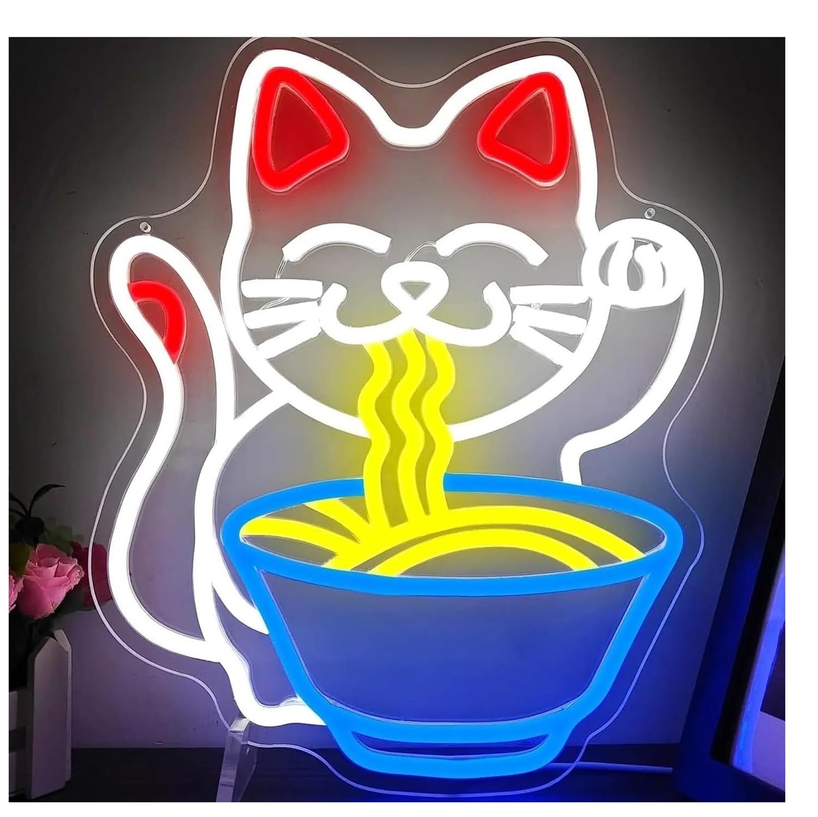 Lámpara de neón de 32cmx35cm con ambiente relajante y luz suave para decoración de fiestas