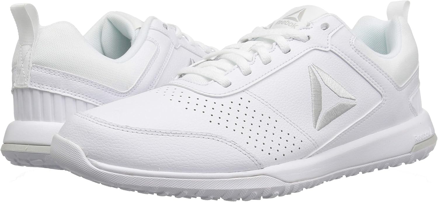 Reebok Men's CXT Cross Trainer 12 White/Silver/Skull Grey