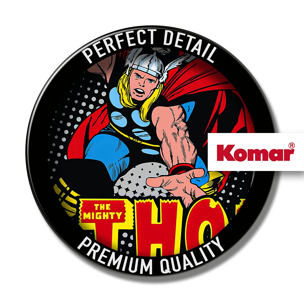 Komar Marvel Wall Sticker Thor Comic Classic 50 x 70 cm (W x H) 1 Piece Thor, Avenger, Odin, Decorative Sticker, Wall Sticker - Image 3