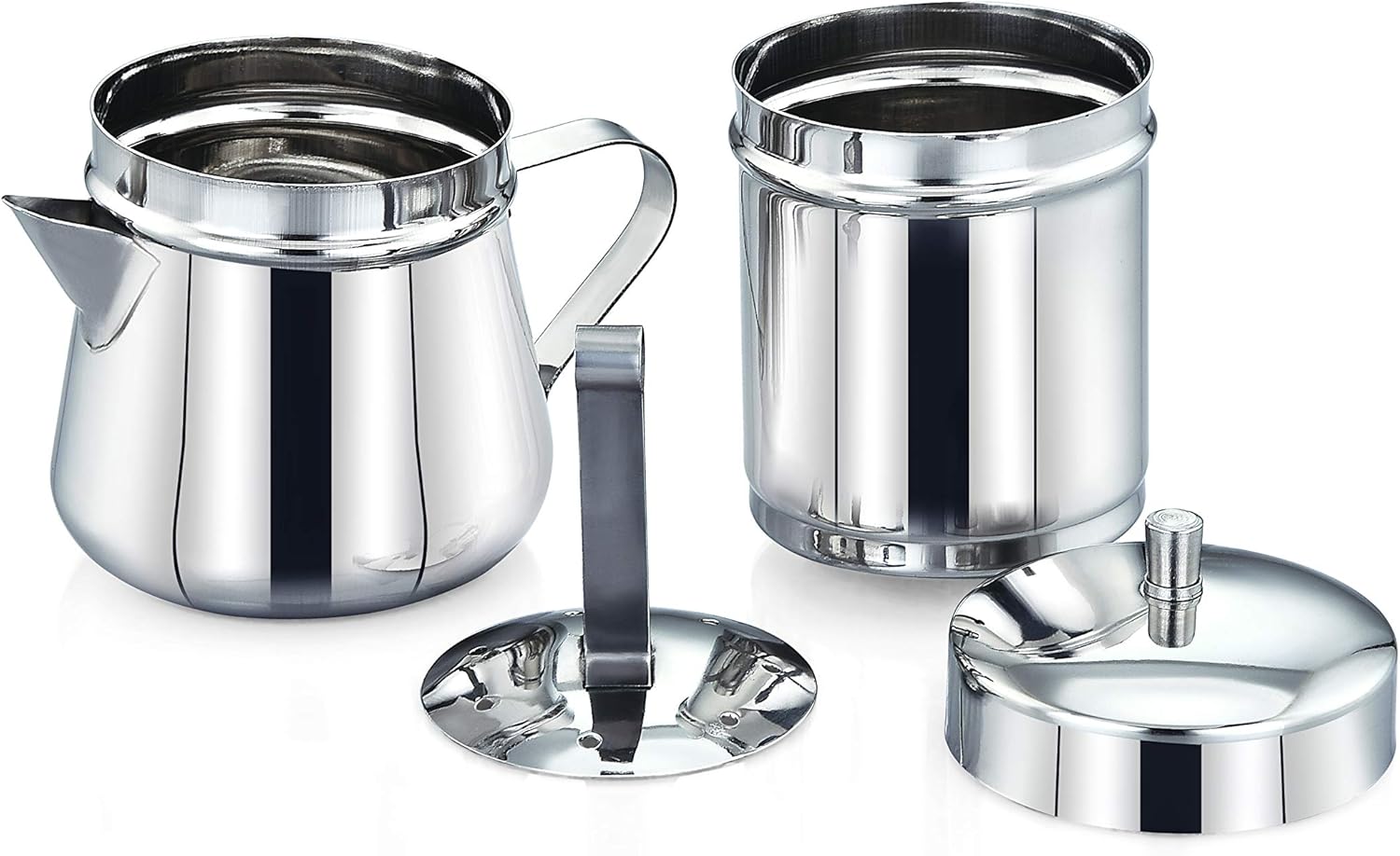 Expresso Stainless Steel South Indian Filter Coffee Maker, Tea Pot/Coffee Kettle (150 Ml)