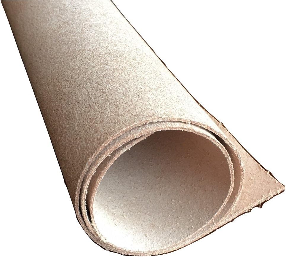 Leather Side Piece Veg Tan Split (not topgrain) Medium Weight 24 X 24 Inches 4 Square Feet