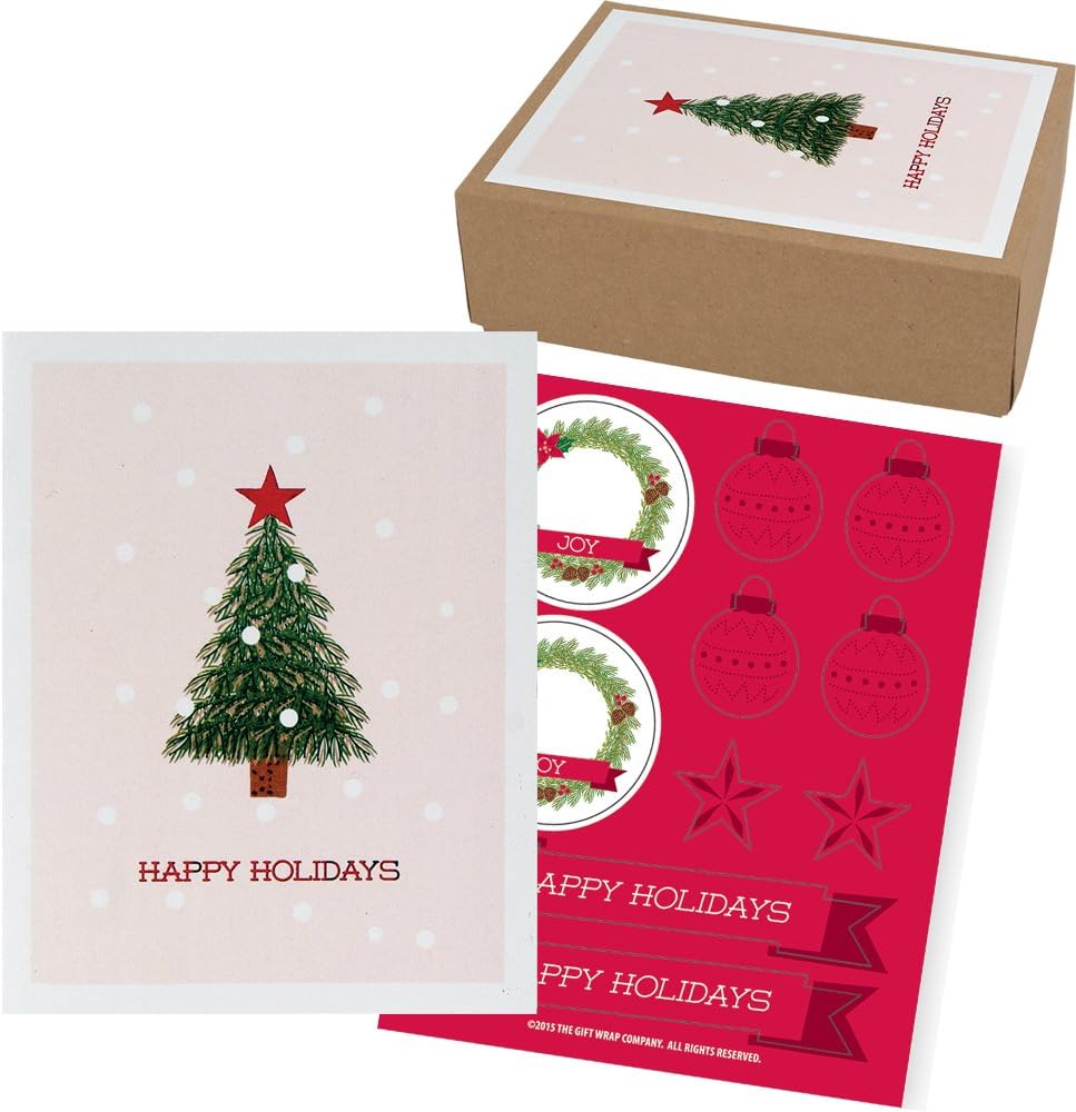 The Gift Wrap Company 15Count Boxed Holiday Christmas