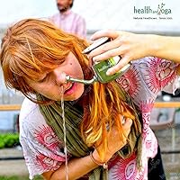 Vista 3 de HealthAndYoga SteloKleen - Olla Neti de acero inoxidable para congestión sinusal (JalNeti ayurvédica)
