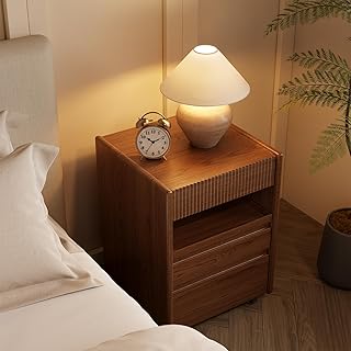14 Bedroom Color Scheme Ideas That Always Work 25 Mid-Century Modern Nightstand with Wheels - 100% Solid Wood Night Stand ...
