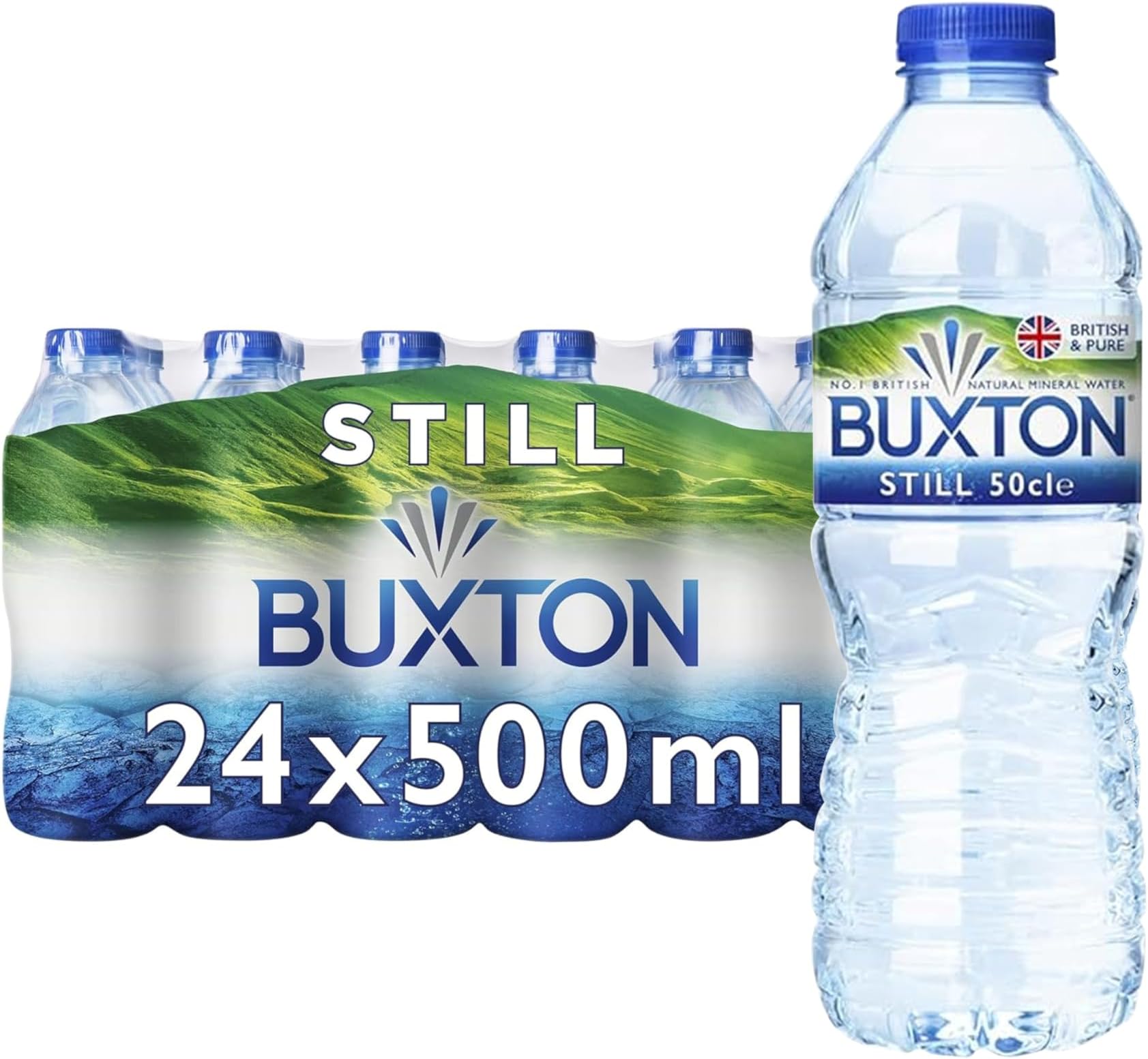 Buxton Still Natural Mineral Water 24x500ml