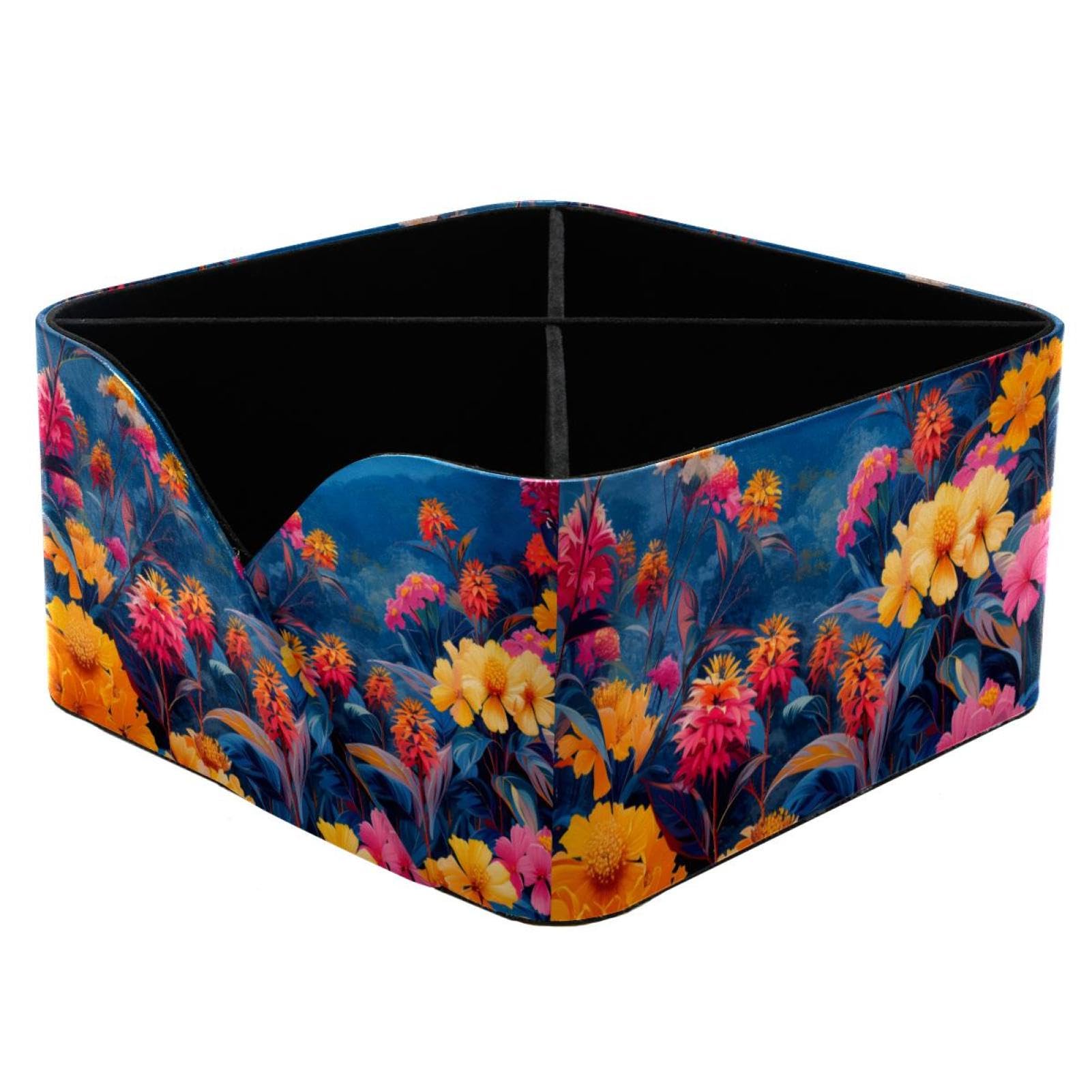 Boîte de rangement rectangulaire à fleurs : le cadeau idéal pour gâter une femme