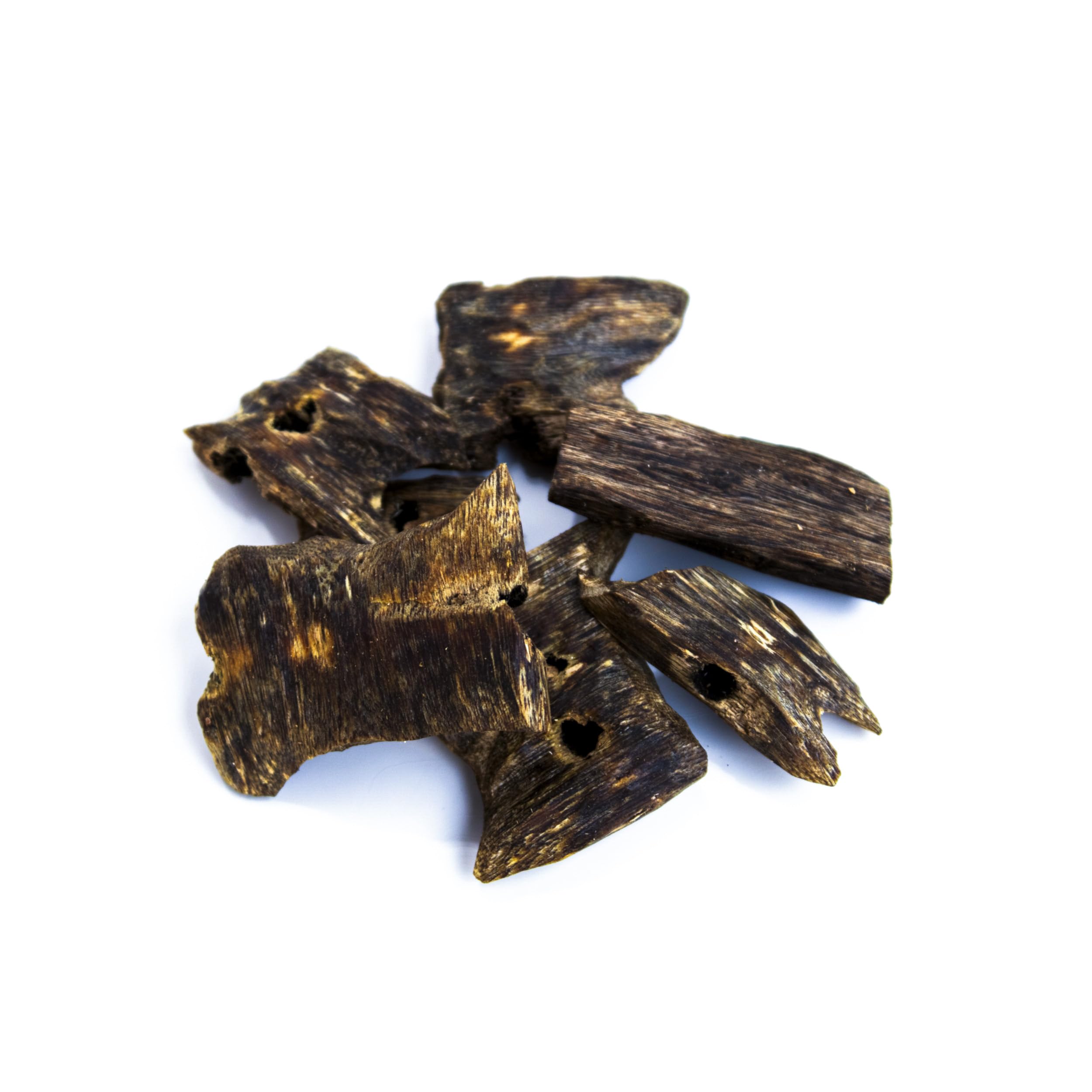 Ercao Chinese Kyara Agarwood Incense (Qinan Oud Incense) - Premium Natural Agarwood for Home Fragrance & Luxury Gifts | Multiple (30g Experience Pack - Medium Grade - Block)