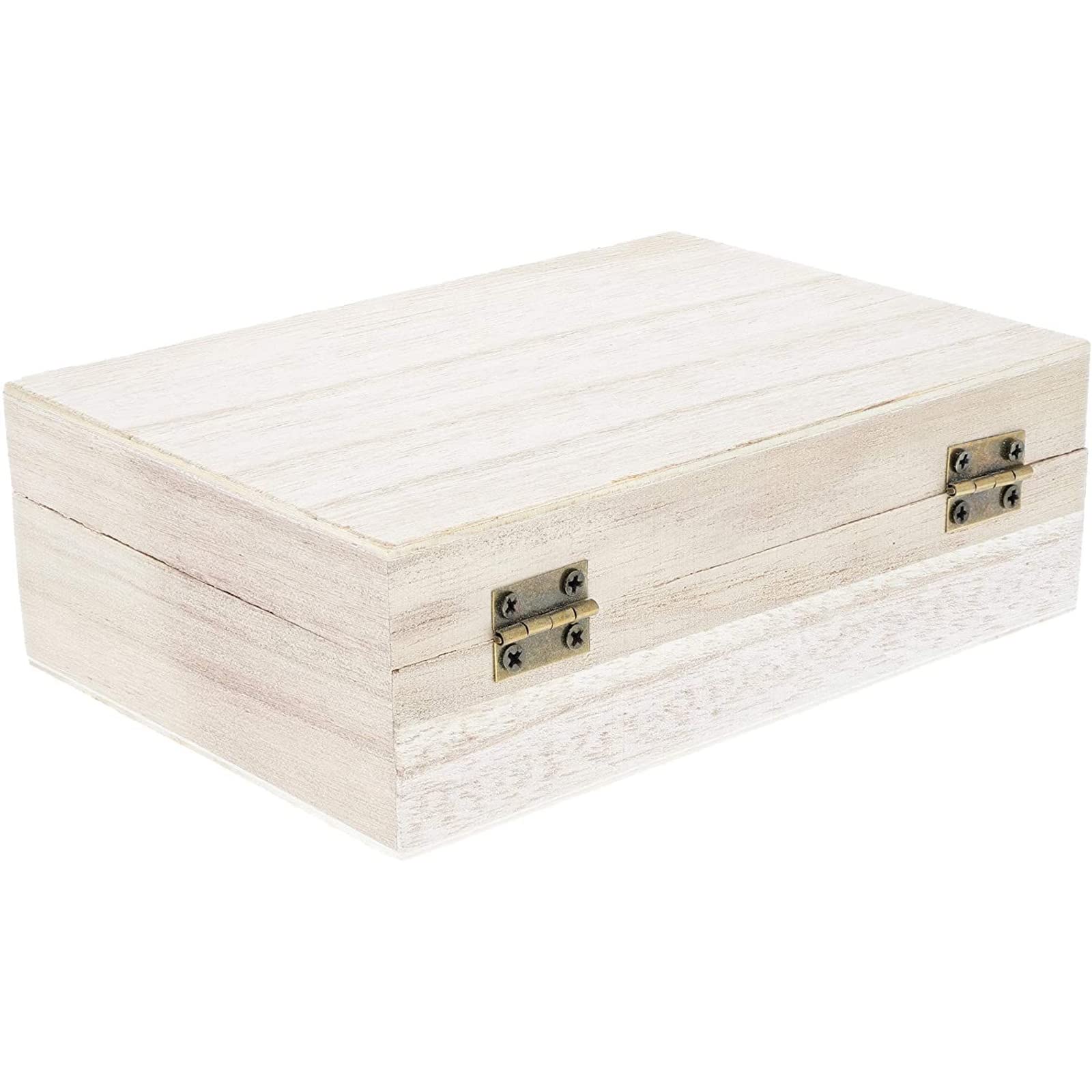 6Pack Unfinished Wooden Jewelry Box with Locking Clasp (5.9 x 3.9 x 1.97 In.) Buy Online in