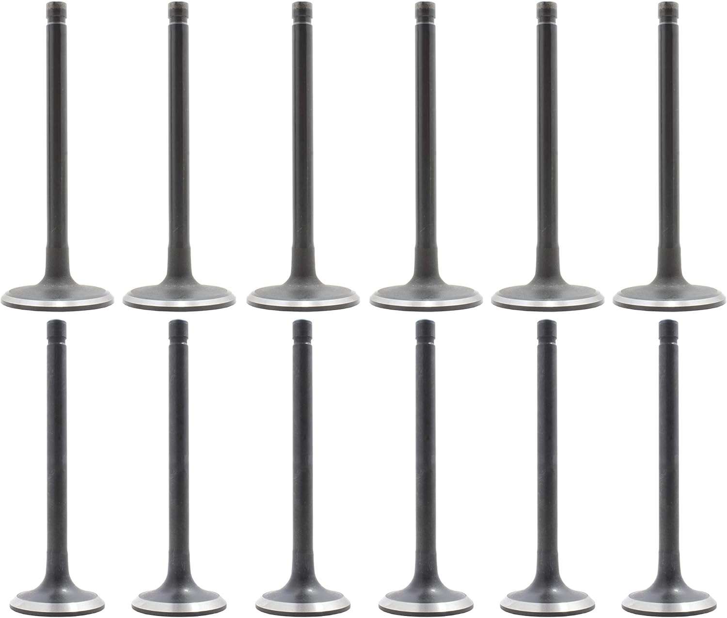 DNJ VK124107 Exhaust Intake Valve Kit for 1985-1996 Ford Bronco, E-150 Econoline, E-150 Econoline Club Wagon 4.9L L6 12V OHV 4917cc