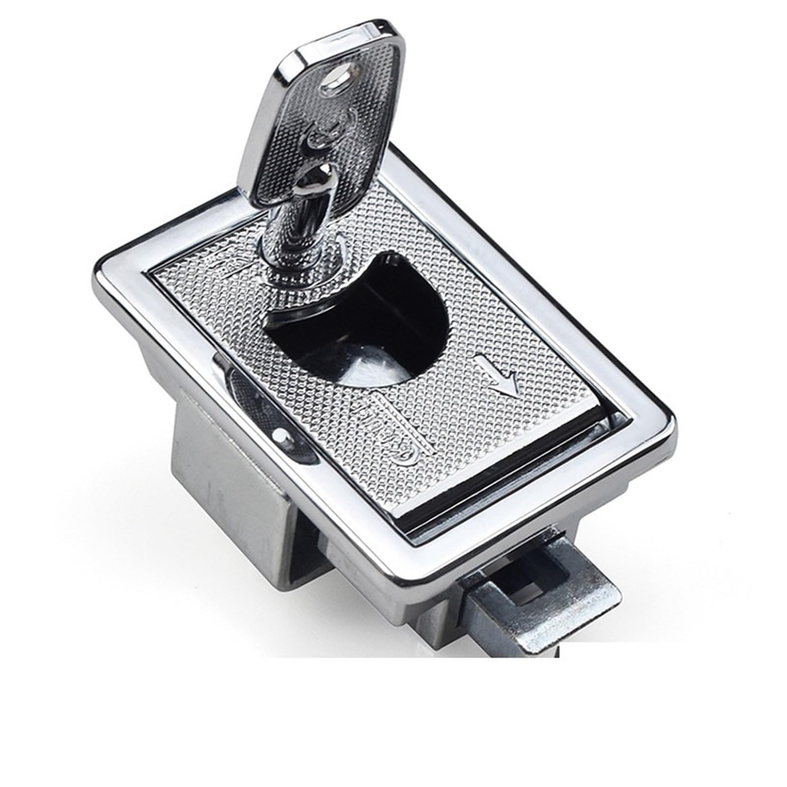 Serrure plate en alliage de Zinc anti-vibration pour trappe technique et panneau leger