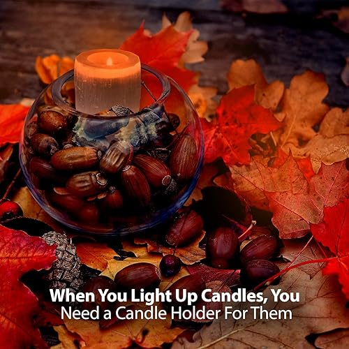 Miniatura 6 de Himalayan Glow Portavelas de cristal de selenita, velas de té, cristales y piedras curativas, Reiki, chakras, candelabro decorativo para curación y