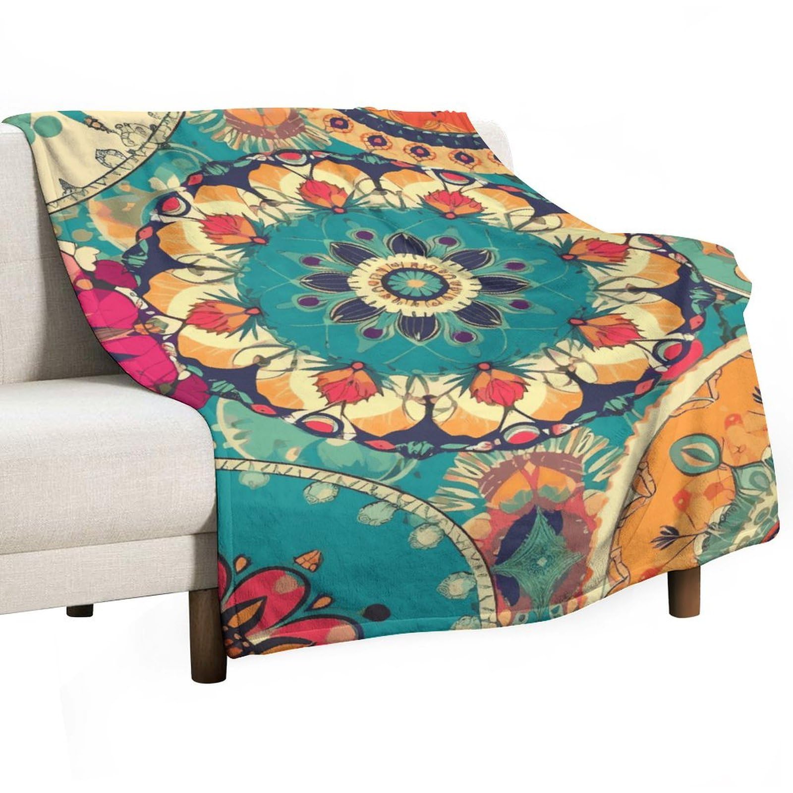 Couverture flanelle légère et confortable pour canapé