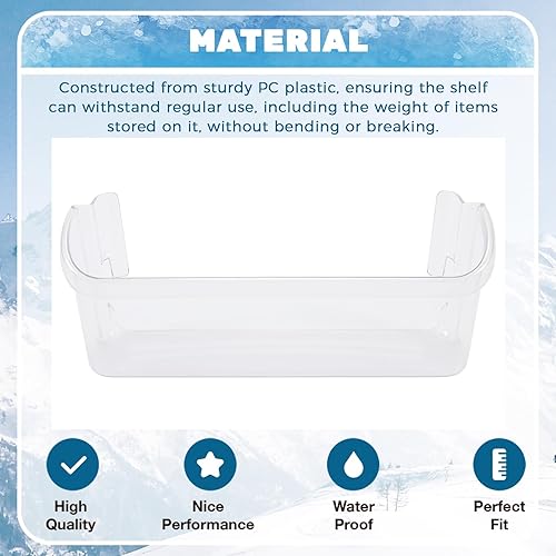 Miniatura 6 de HECASA 240363702 Estante de puerta de refrigerador (inferior) compatible con Frigidaire Kenmore refrigerador AP2116106 891287 AH430207 EA430207