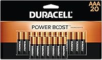 Duracell Coppertop AAA Batteries 20 Count with Power Boost - Long-Lasting Alkaline Power for Remotes, Toys & Devices