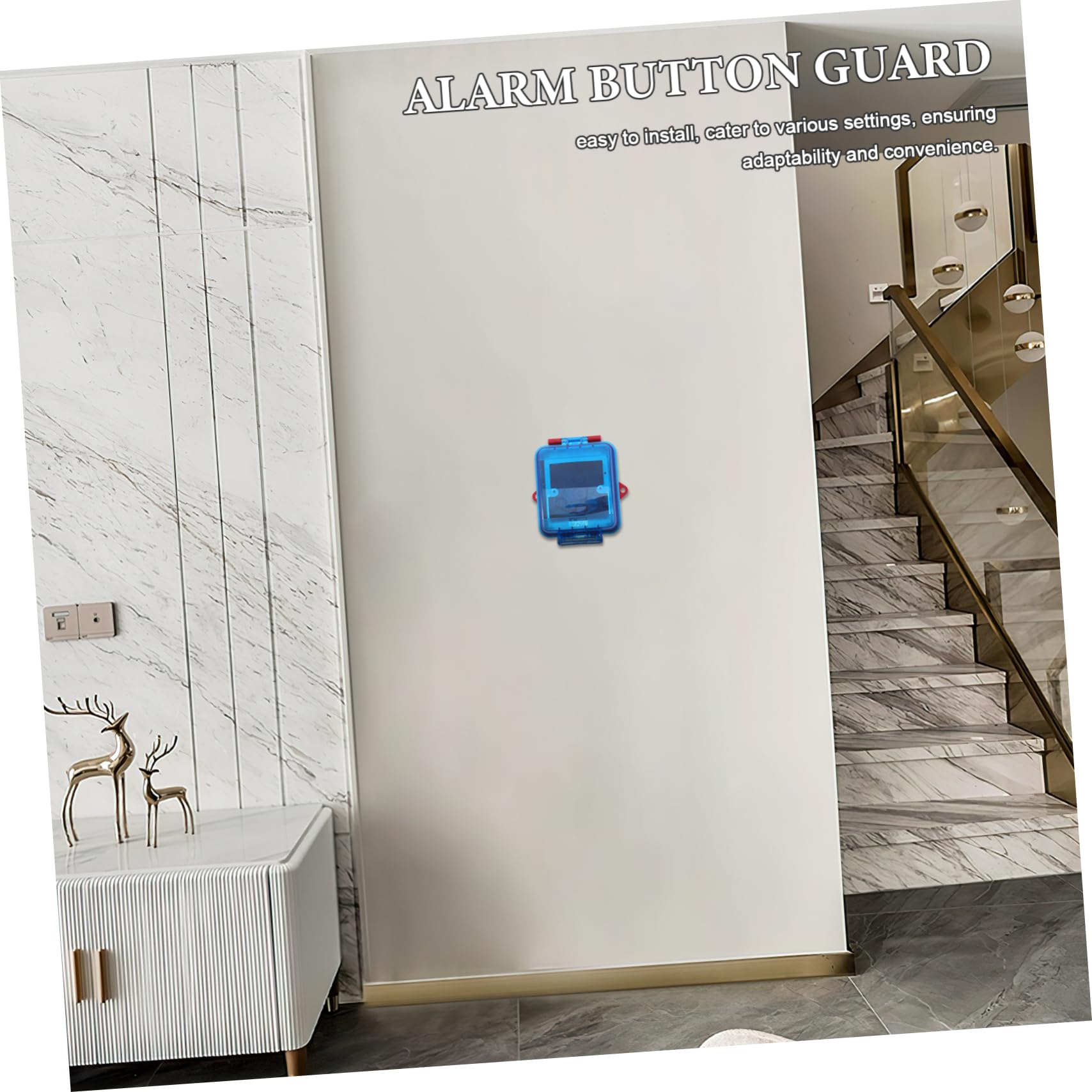 NUOBESTY Cubierta de Alarma contra Incendios Protector de Botón de Incendio Manual para Interruptor de Emergencia Compatible con Sistema para Puntos de Llamada Exteriores