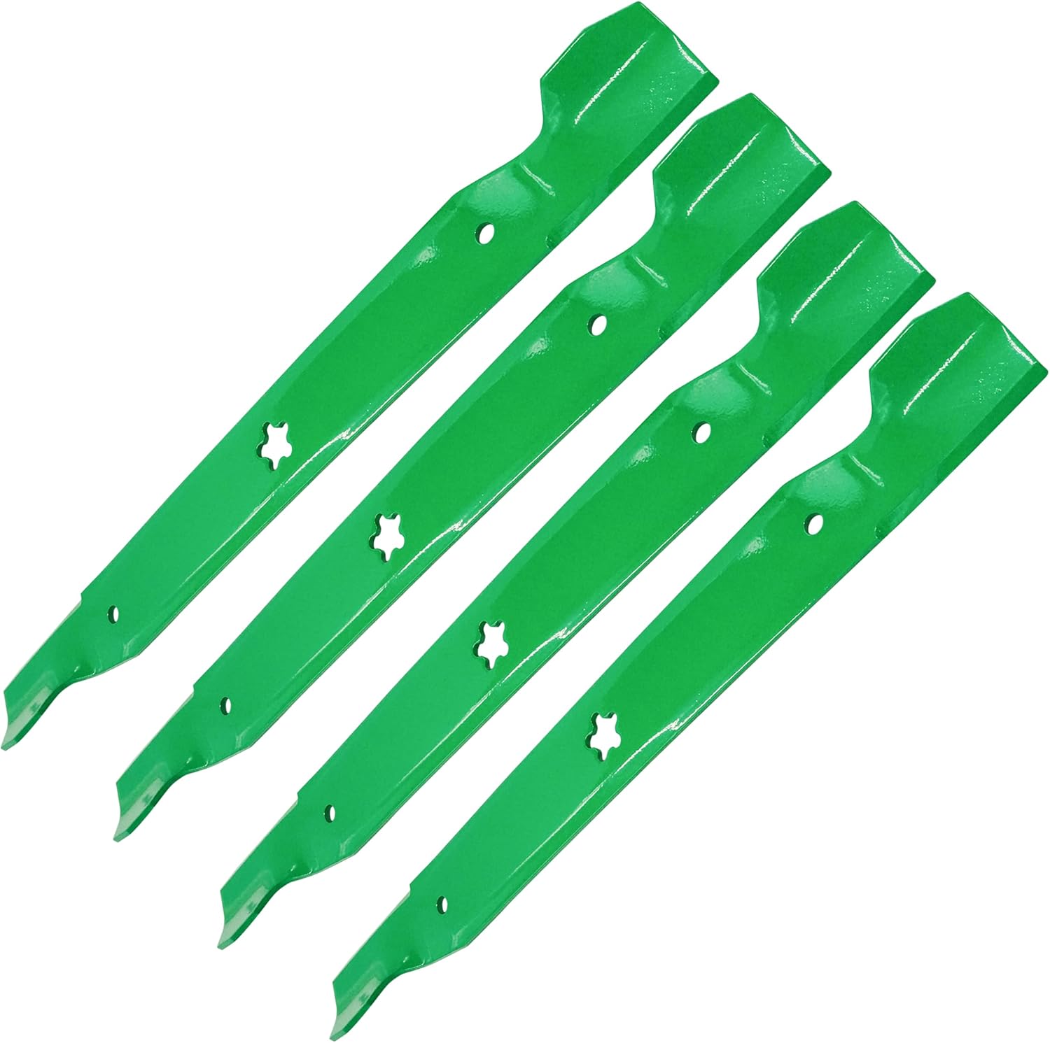 Caltric 4 Set Lawn Mower 42" Blade Compatible with Husqvarna Yth18542 Yth20B42T Yth20F42T