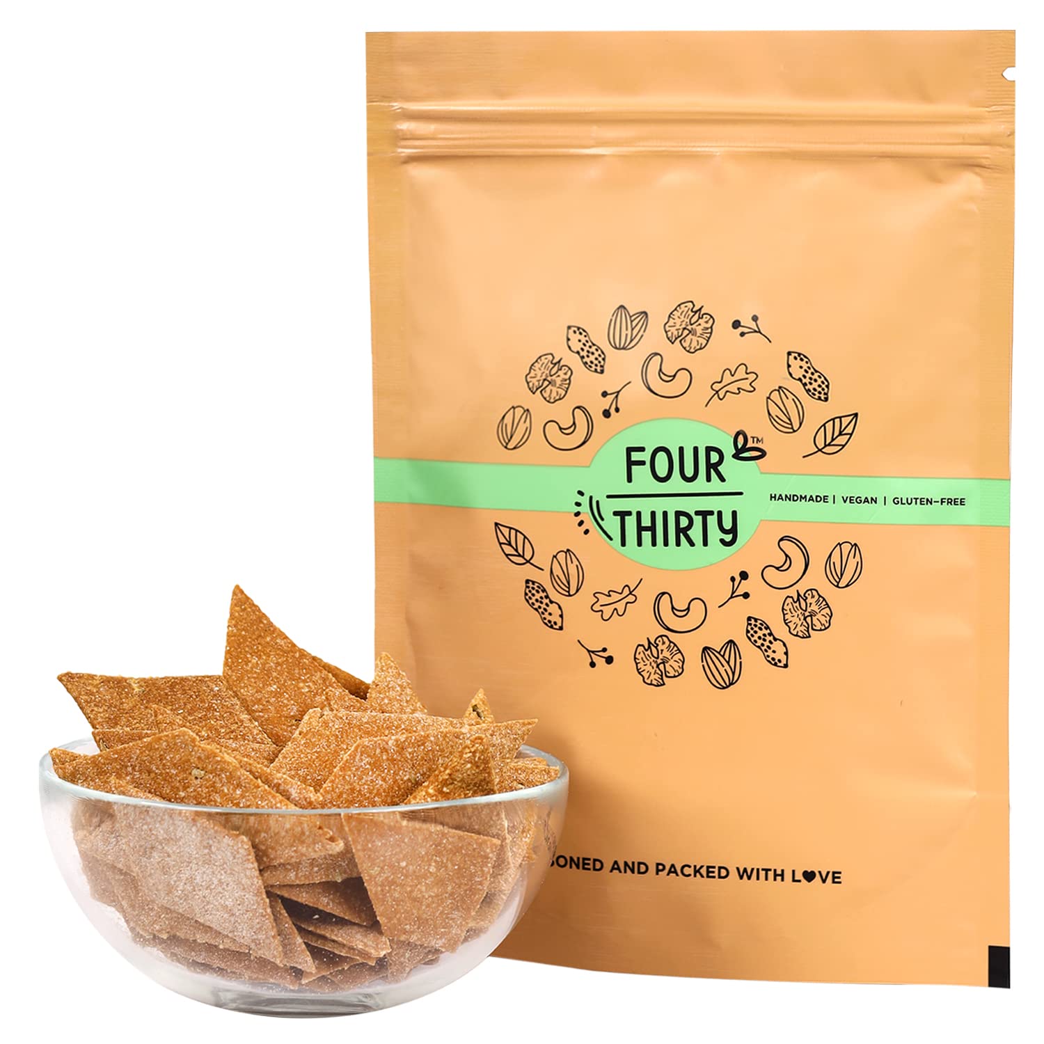 FourThirty Oats Fennel Crackers Tasty Healthy Snacks GlutenFree