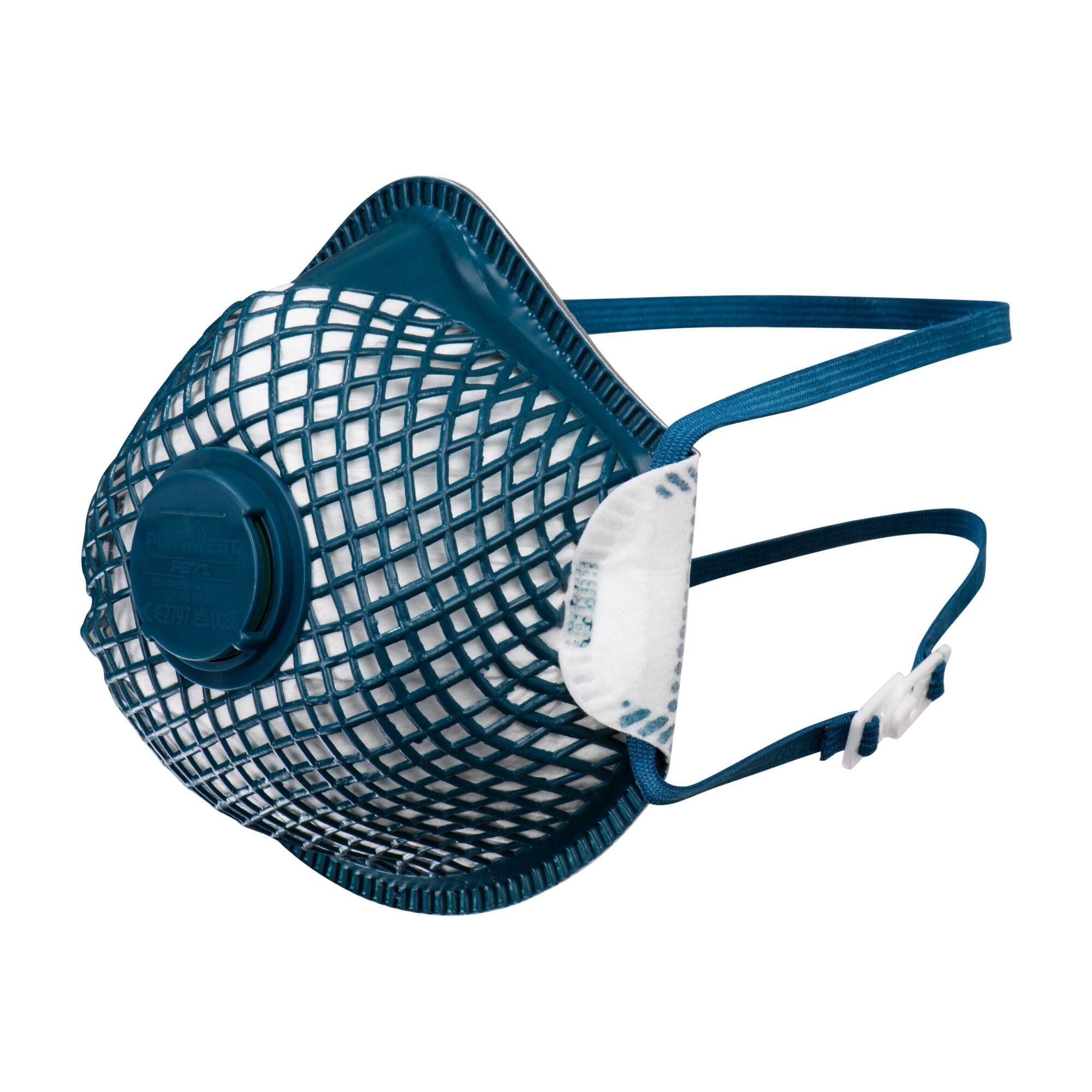 Portwest Ergonet FFP2 Respirator (10) - Color: White