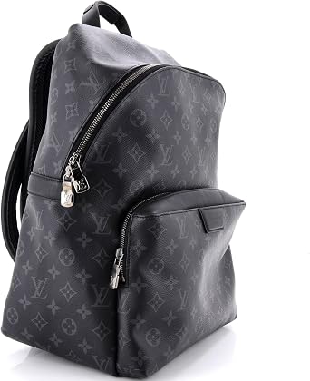 Pre-Loved Discovery Backpack Monogram Eclipse Canvas PM, Black