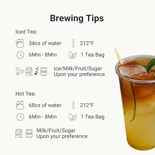 Miniatura 3 de Dong Jyue Té verde de jazmín premium, bolsas de té de uso comercial, bolsas grandes de 0.88 oz, 24 unidades (paquete de 1), té verde de jazmín