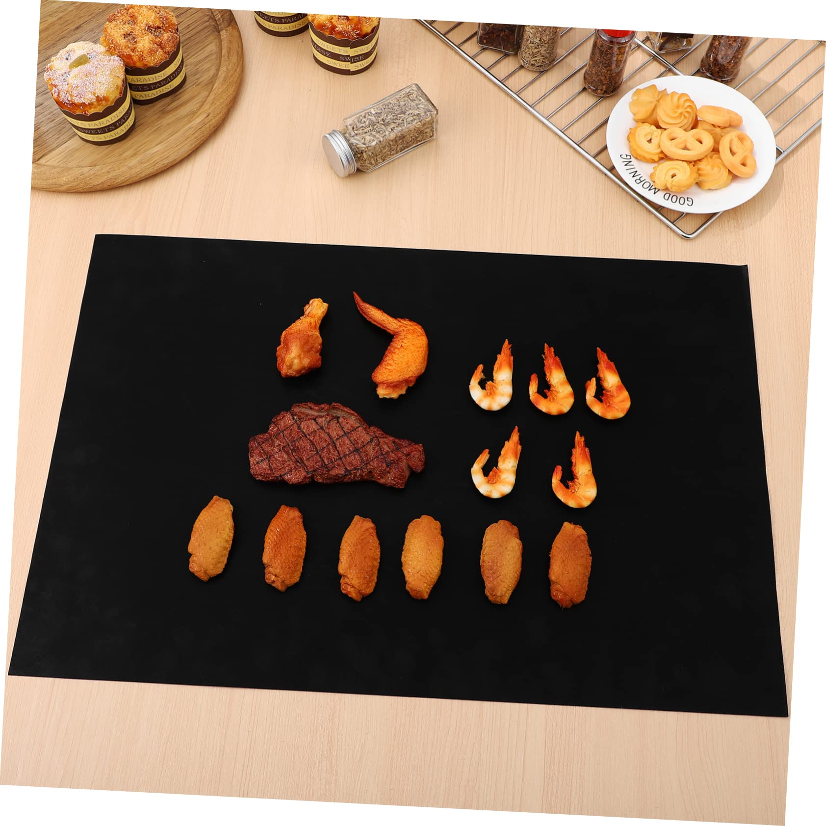 9 pièces Tapis de Cuisson Réutilisables Non Adhésifs pour Barbecue et Four Protection Optimale et Facile à Nettoyer