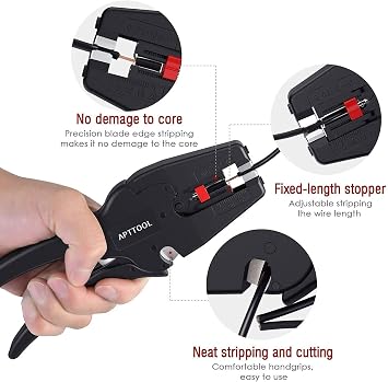 Automatic Wire Stripper, Light and Portable