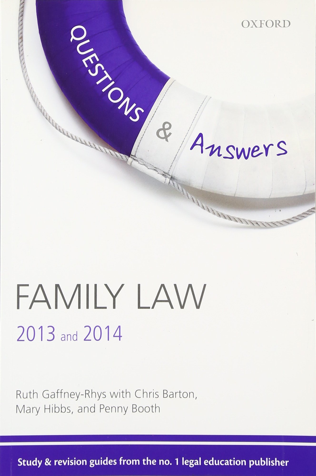 Questions & Answers Family Law 2013-2014: Law Revision and Study Guide (Concentrate Law Questions & Answers)