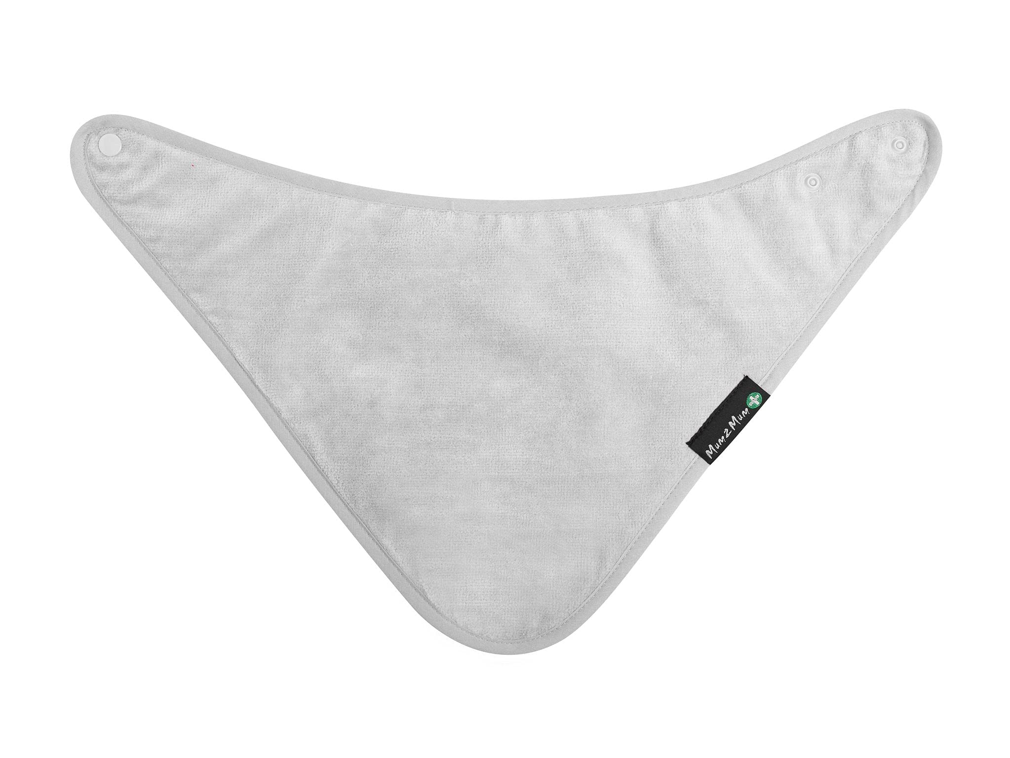 Mum 2 Mum Plus Pale Grey Youth Bandana Bib For Special Needs In Stone (Pale Grey)