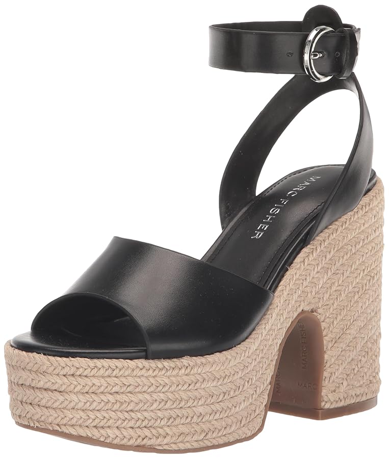 Sale Marc Fisher Zesty Espadrille Platform Wedge Sandal In Natural