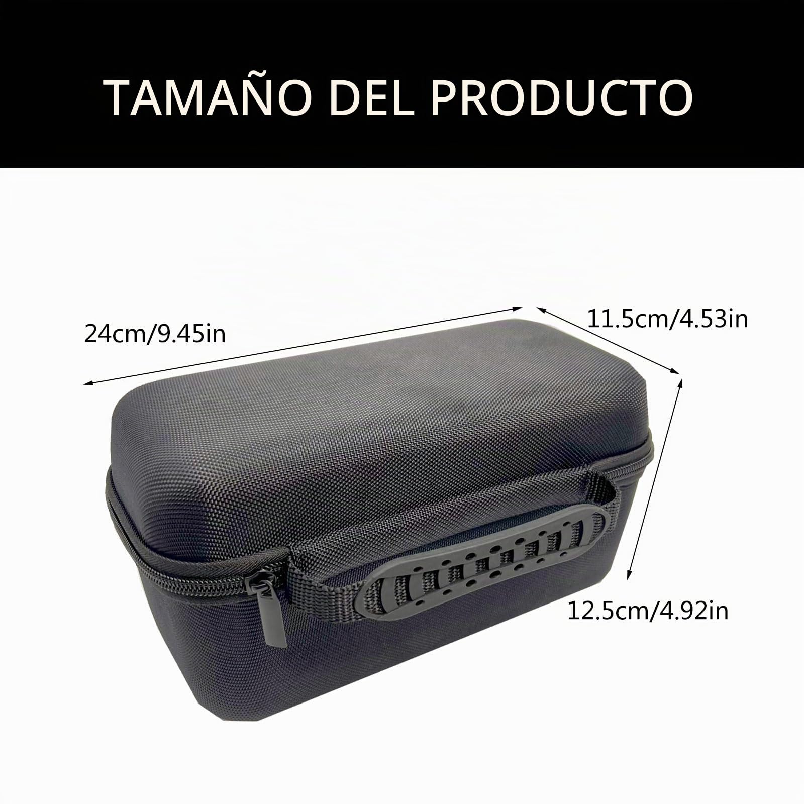 Estuche protector para proyector, caja de almacenamiento portátil con proyector interior de terciopelo suave