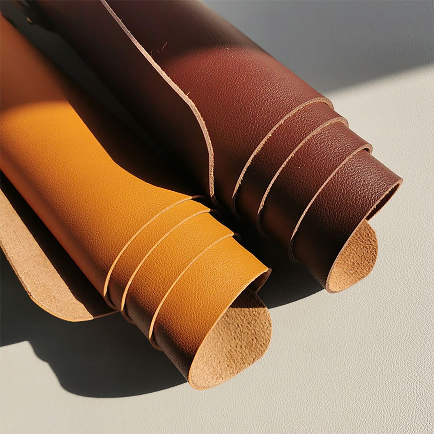 Tappetino da scrivania impermeabile in similpelle, Grande tappetino per mouse da gioco, antiscivolo, per ufficio, facile da pulire, per ufficio e casa(LightBrown,160x60cm)